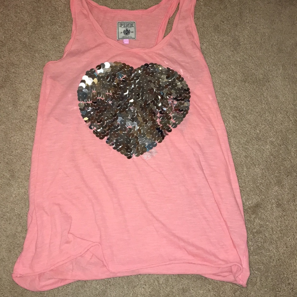 Pink vs tank top